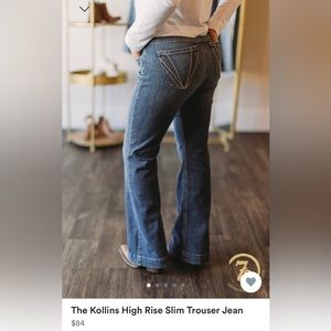 Kollins High Rise Slim Trouser Ariat Jean 28S